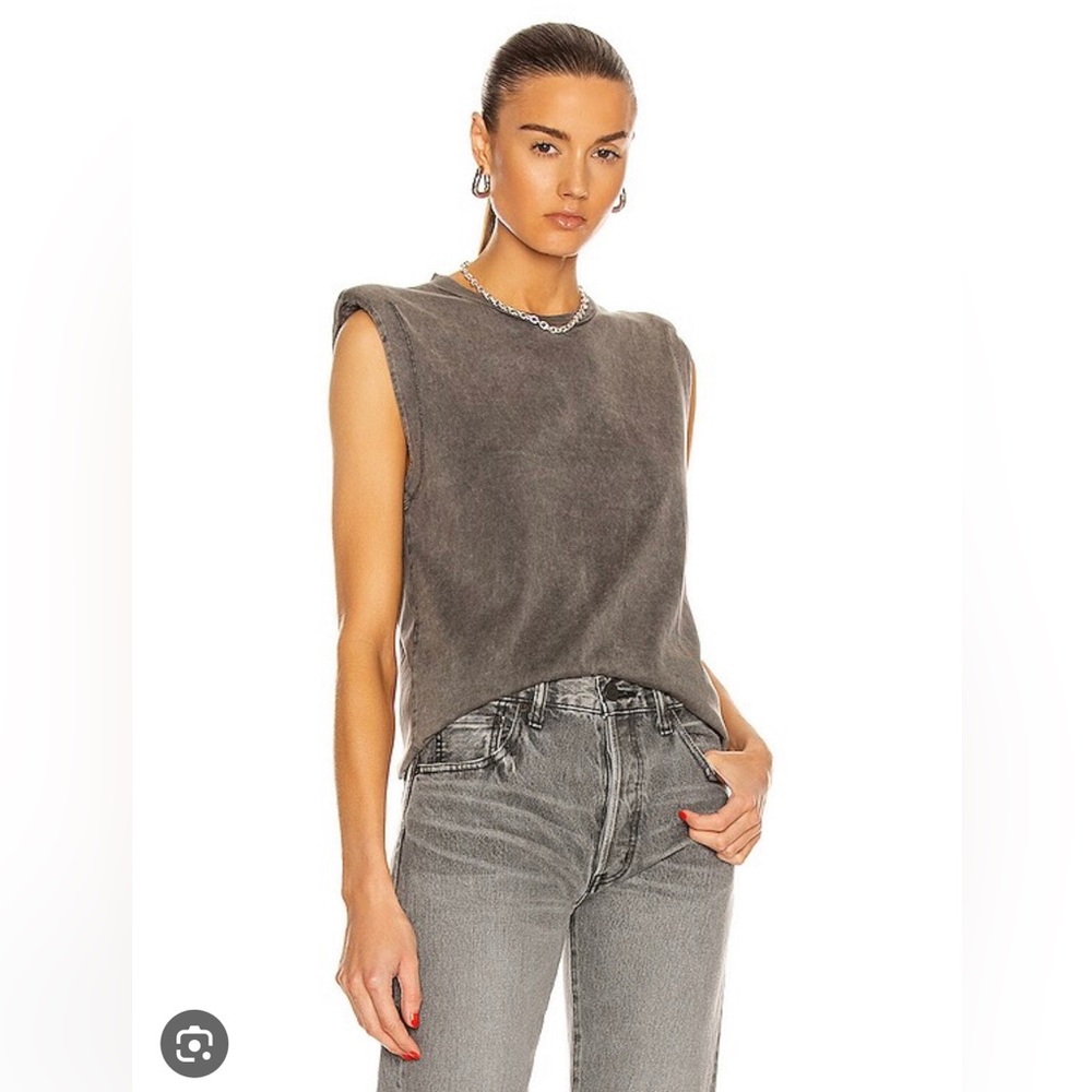 IRO Elena Cotton Muscle Tank Top XS $170